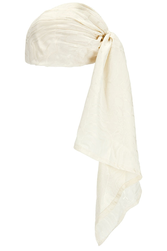Sophia Eyelet Scarf Cap