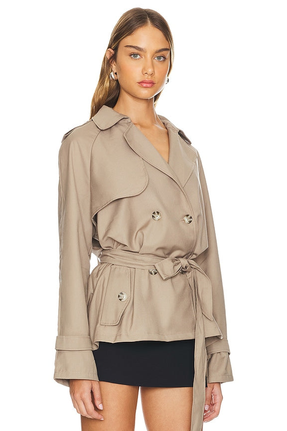 Cropped Trencherous Coat