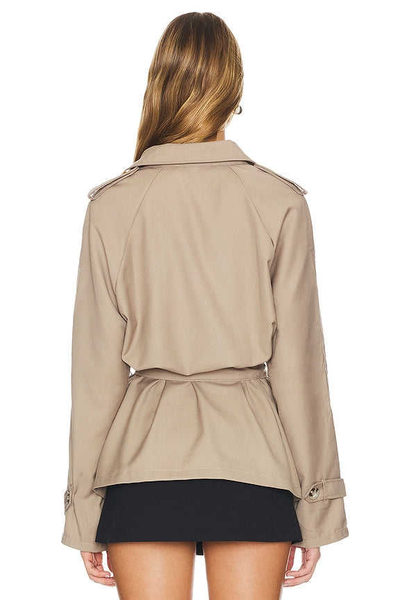 Cropped Trencherous Coat
