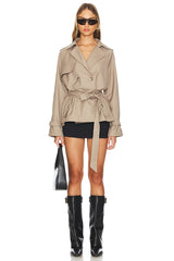 Cropped Trencherous Coat