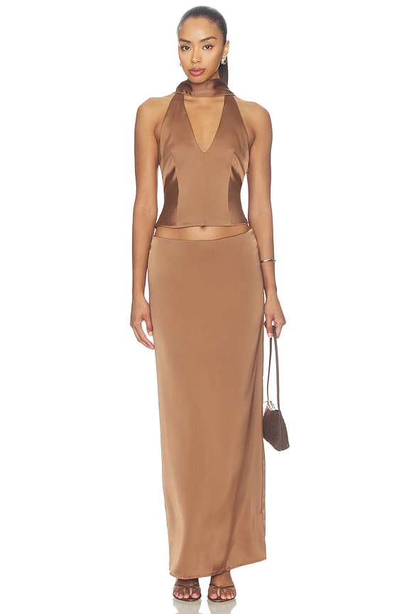 Front Row Maxi Skirt