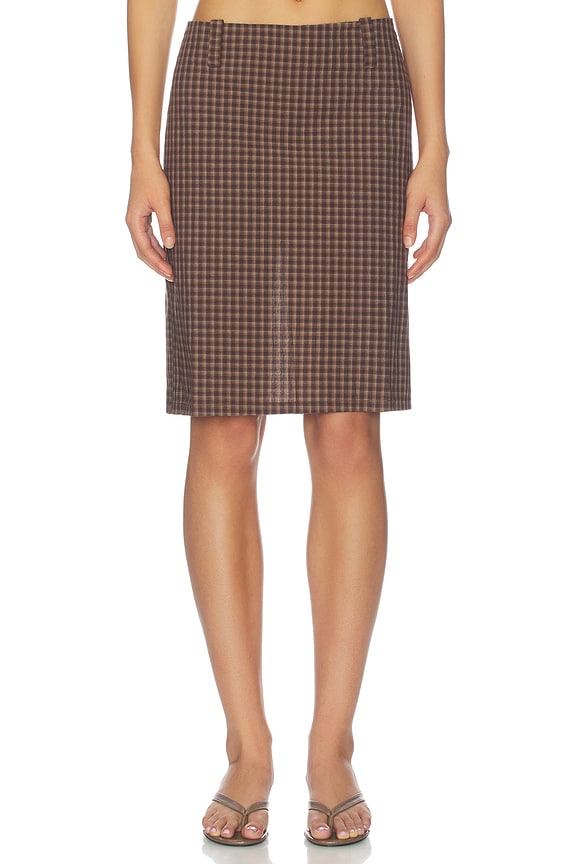 Play On Midi Skirt