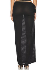 Soul Mate Maxi Skirt in Onyx
