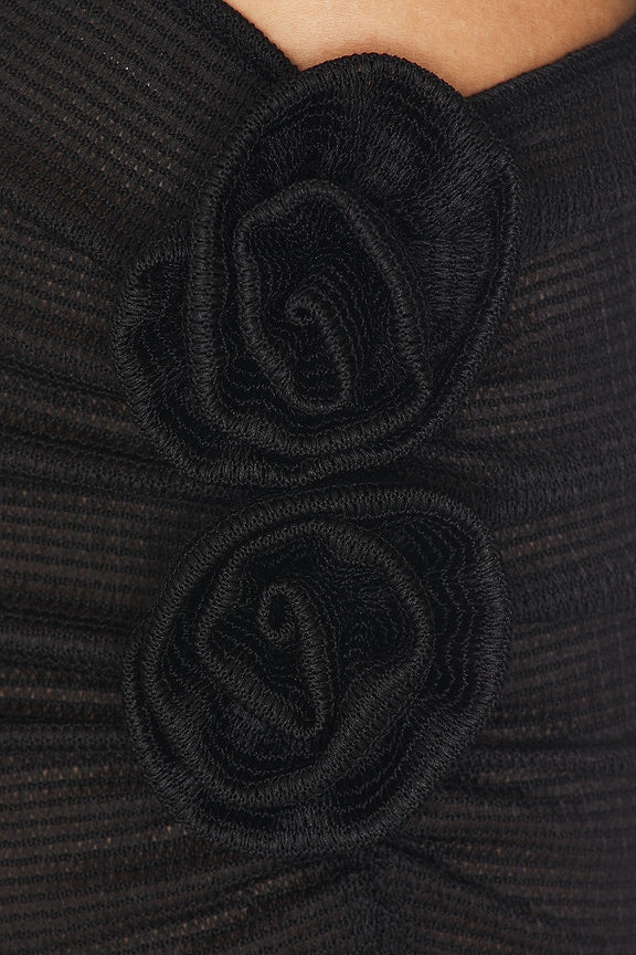 Soul Mate Maxi Skirt in Onyx