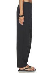 Poplin Barrel Leg Pant