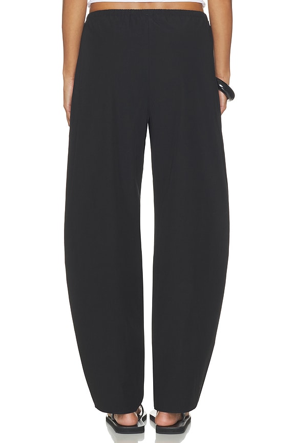 Poplin Barrel Leg Pant