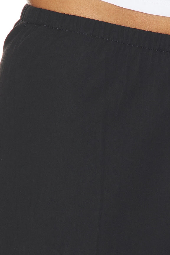 Poplin Barrel Leg Pant