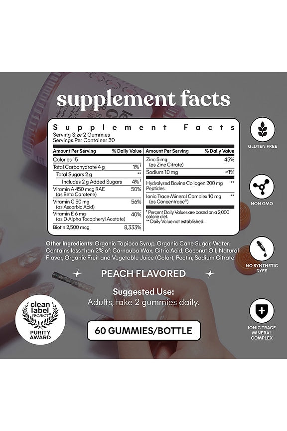 Glow, Hair, Skin &amp; Nails Gummies