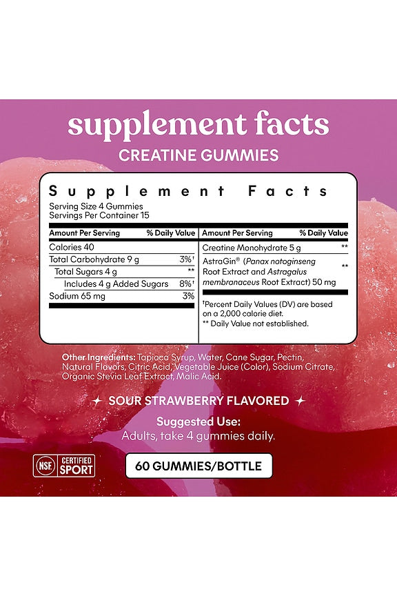 Creatine Body Toning Gummies