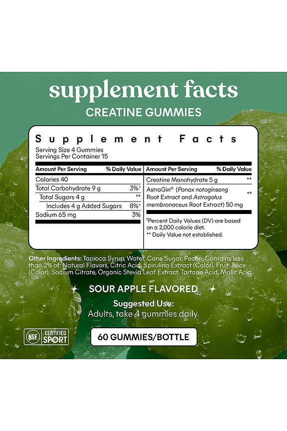 Creatine Body Toning Gummies