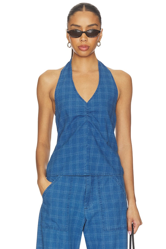 Cora Plaid Halter