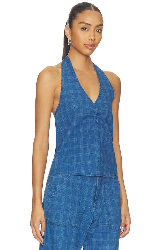 Cora Plaid Halter