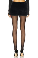 Julieta Faux Fur Mini Skirt