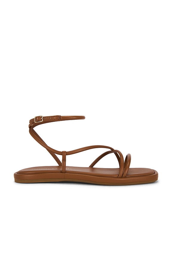 Noor Strappy Ankle Wrap Flat Sandal