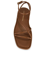 Noor Strappy Ankle Wrap Flat Sandal