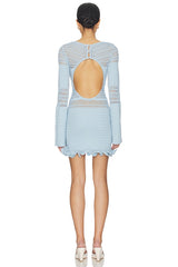 Alina Pointelle Mini Dress