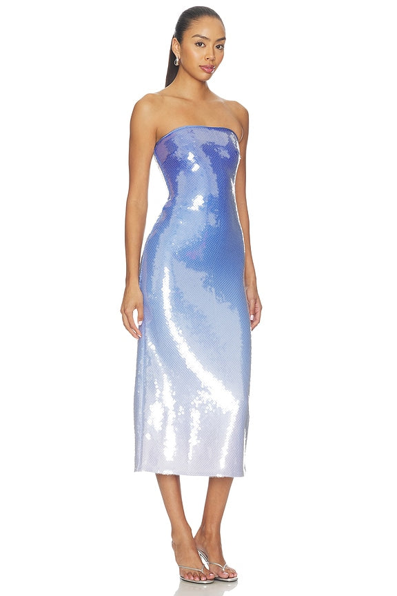 Alora Sequin Midi Dress