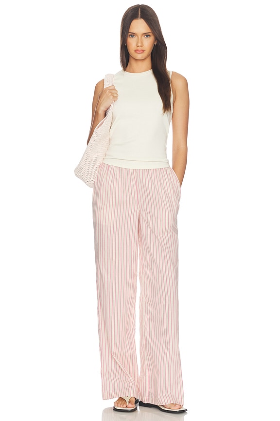Rhodes Striped Linen Pant