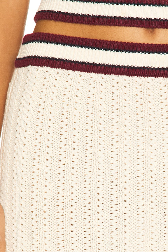 Remy Pointelle Mini Skirt