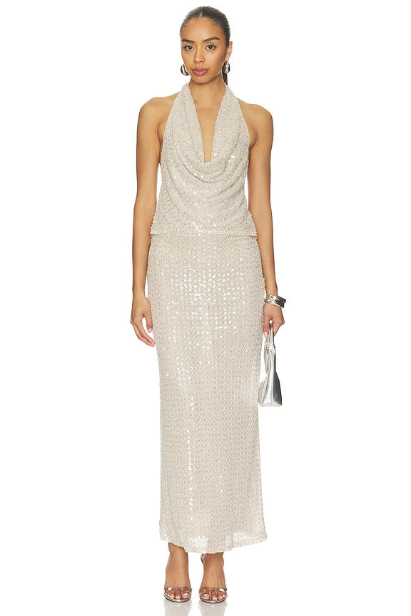 Clara Sequin Maxi Skirt