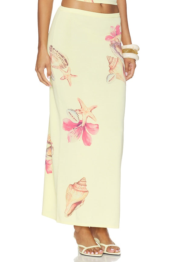 Katia Floral Print Midi Skirt