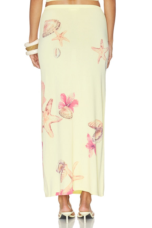 Katia Floral Print Midi Skirt