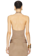 Renna Cowl Neck Sleeveless Top