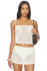 Malu Pointelle Tank Top