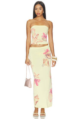 Katia Floral Print Tube Top
