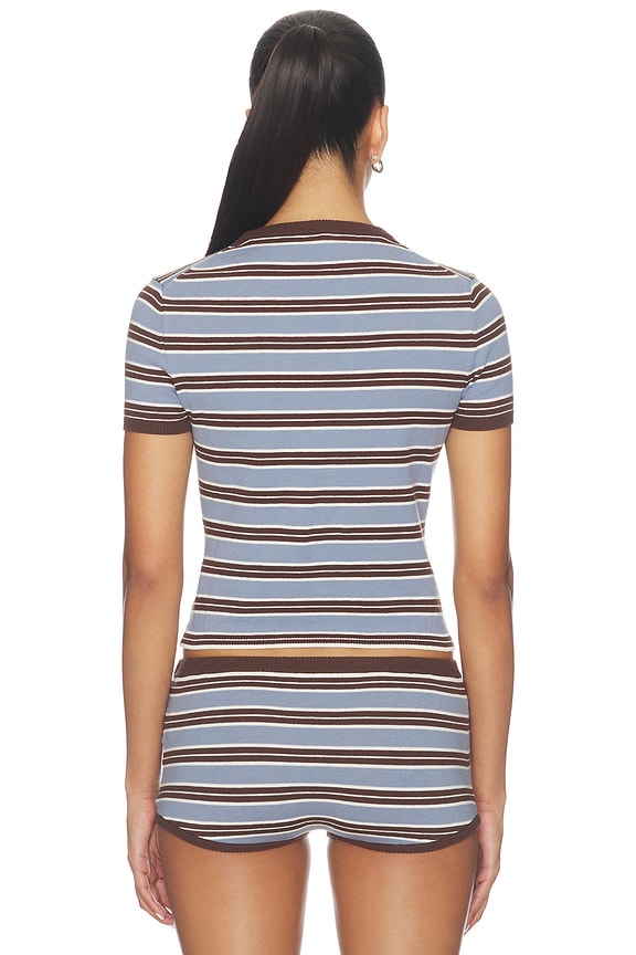 Haize Stripe Short Sleeve Tee