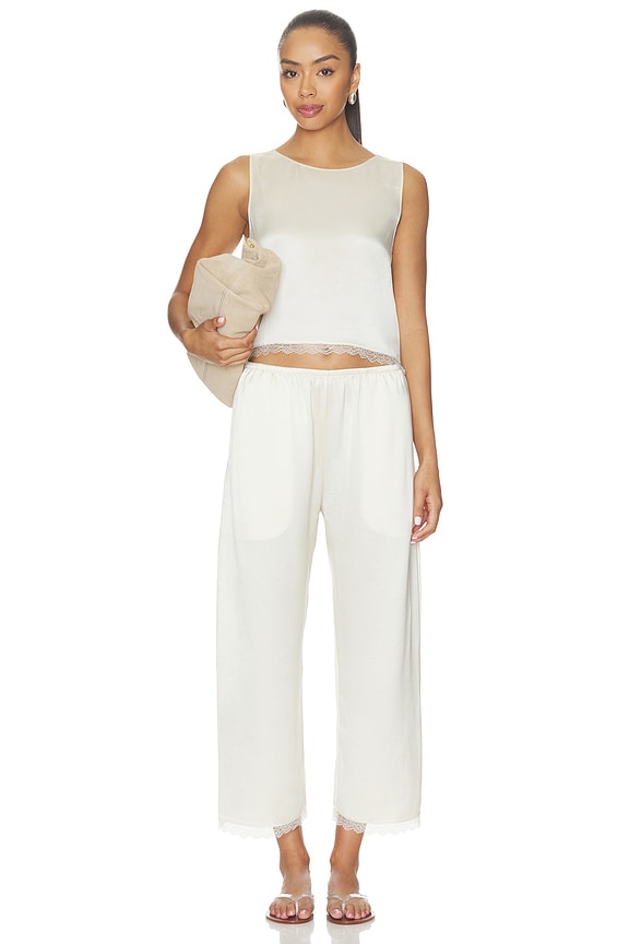 Barb Lace Crop Pant