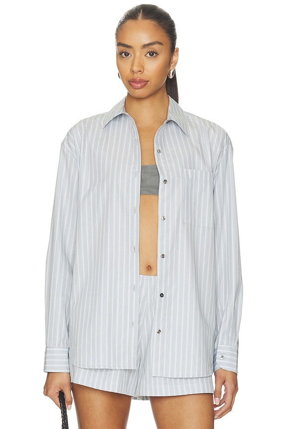 Yoshi Stripe Classic Button Down