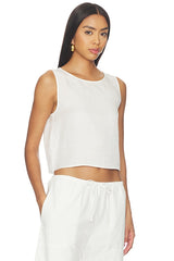Daniel Crop Sleeveless Crew