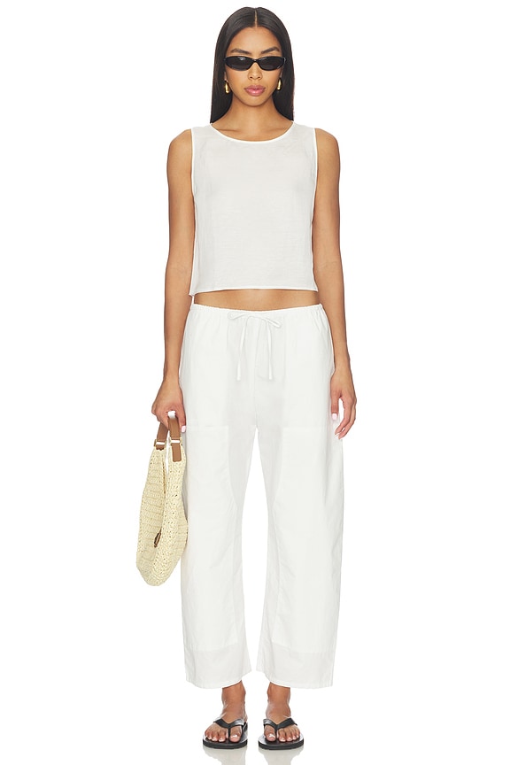 Daniel Crop Sleeveless Crew