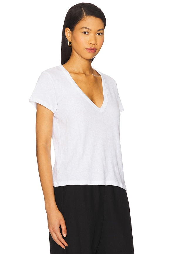 Laura V Neck Tee