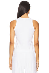 Nando High Neck Tank Top