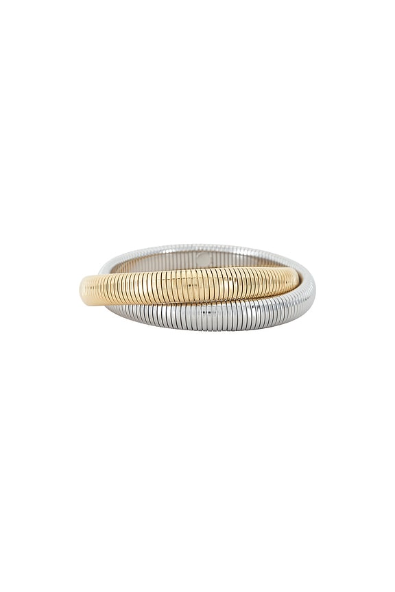 The Two Tone Flex Snake Chain Bracelet