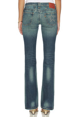 Low Rise Flare Jeans
