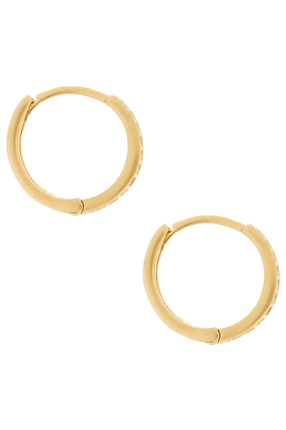Micro Icon Huggies Earrings