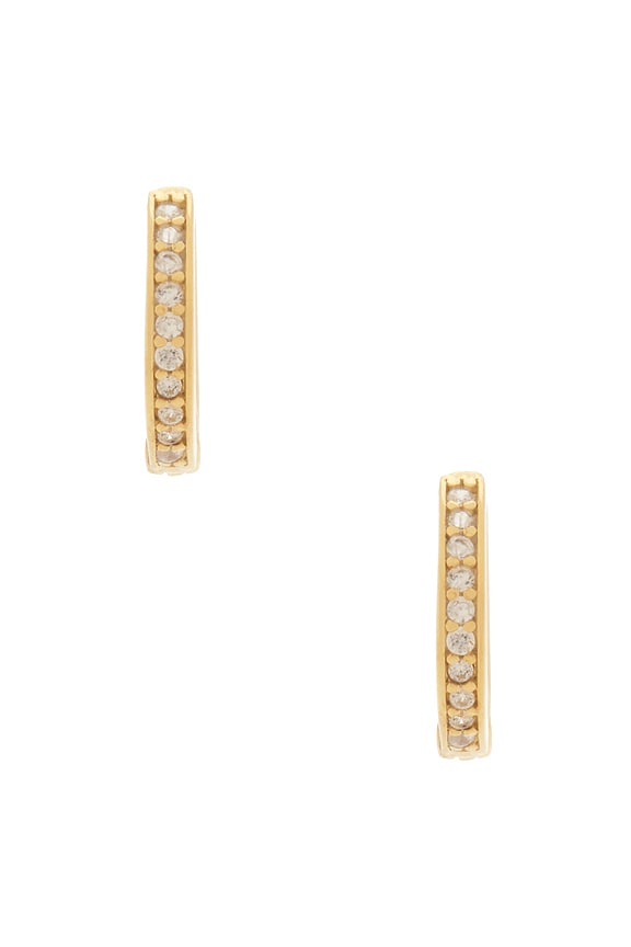 Micro Icon Huggies Earrings