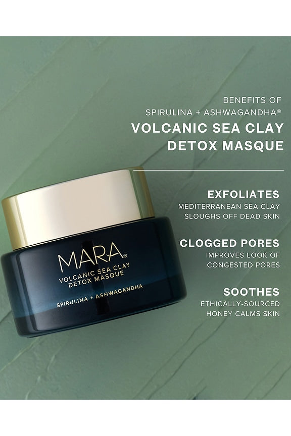 Spirulina + Ashwagandha Volcanic Sea Detox Masque