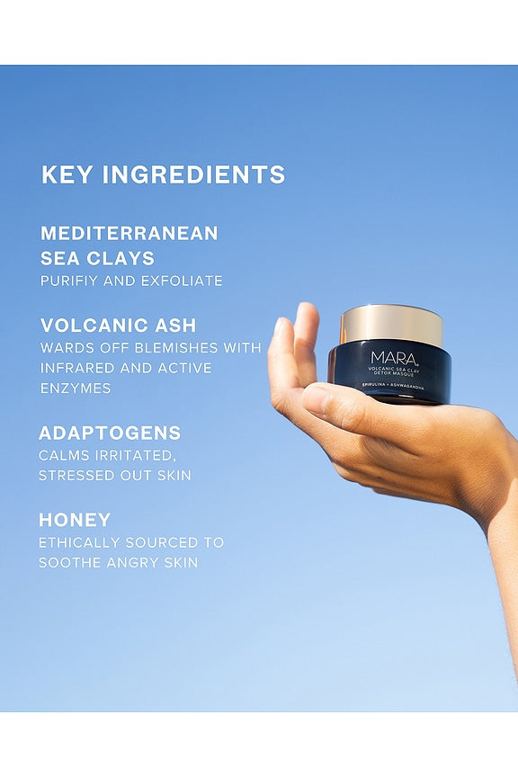 Spirulina + Ashwagandha Volcanic Sea Detox Masque