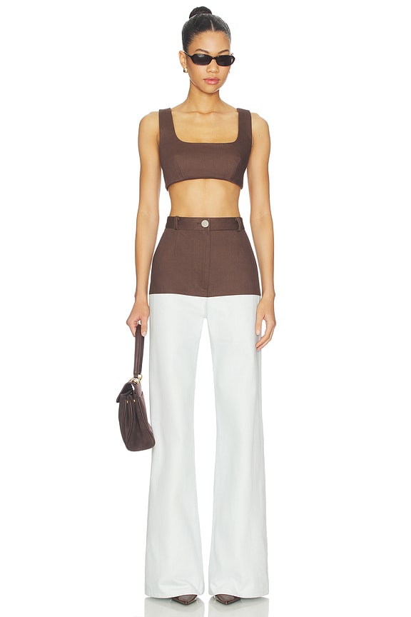 High-waist Combo Jeans