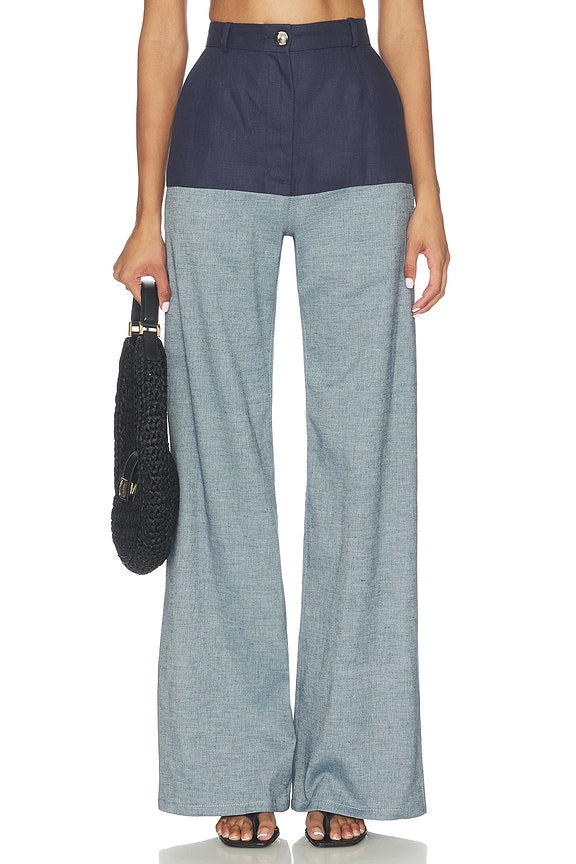High-waist Combo Jeans