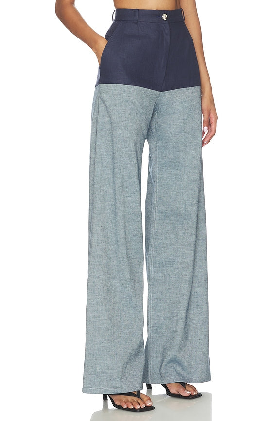 High-waist Combo Jeans