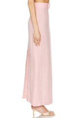 Belted Maxi Pencil Skirt