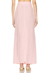 Belted Maxi Pencil Skirt
