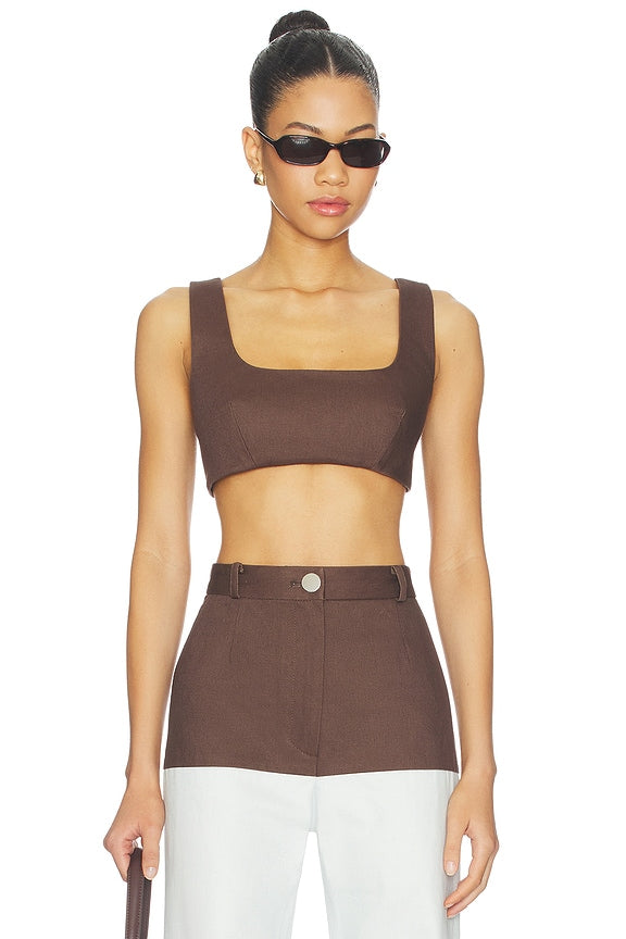 Tie Back Crop Top