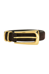 Elongated Buckle Belt