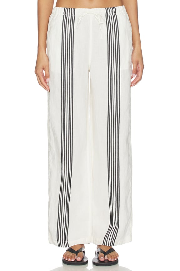 Linen Pull On Pants